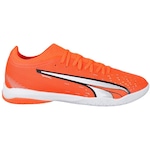 Chuteira Futsal Puma Ultra Match It Bdp - Adulto LARANJA/BRANCO