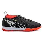 Chuteira Society Penalty Storm Y-3 - Adulto PRETO/VERMELHO