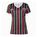 Camisa Fluminense Umbro 2024 Baby Look Uniforme 1 Torcedora - Feminina VERDE/VERMELHO