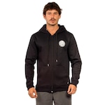 Blusão de Moletom Rip Curl Round Logo Masculino PRETO