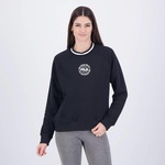 Blusão de Moletom Fila One World - Feminino PRETO