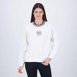 Blusão de Moletom Fila One World - Feminino BRANCO