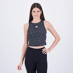 Blusa Cropped adidas Essentials Animal Print - Feminina CINZA