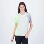 Camiseta adidas Own The Run Colorblock - Feminina VERDE