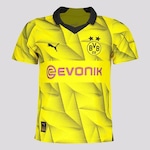 Camisa Borussia Dortmund Third 23/24 Puma - Infantil AMARELO