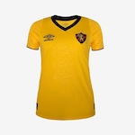 Camisa Feminina Umbro Sport Oficial 2 2024 Torcedora AMARELO