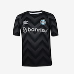 Camisa de Goleiro do Goleiro do Grêmio Of. 2024 Umbro - Masculina PRETO