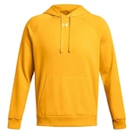 Blusão de Moletom Under Armour Rival Fleece Hoodie - Masculina AMARELO