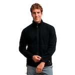 Jaqueta sem Capuz Solo Microfleece II - Masculina PRETO