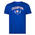 Camiseta Champion With Laurel Ultra - Masculina AZUL