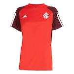 Camisa do Internacional adidas Treino - Feminina VERMELHO/BRANCO