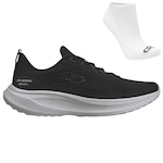 Tênis Olympikus Reflect + Par de Meia - Masculino PRETO/BRANCO