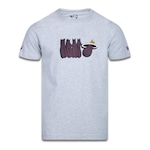 Camiseta New Era Miami Heat Nba Street Life Bomb - Masculina CINZA