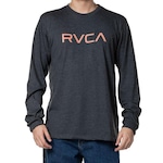 Camiseta Manga Longa Rvca Big Ls - Masculina CINZA ESCURO