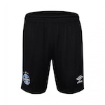 Calção do Grêmio Umbro Oficial - Masculino PRETO