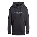 Blusão de Moletom com Capuz Terrex Multi Large Logo - Feminino PRETO