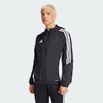 Jaqueta Corta Vento com Capuz adidas Tiro 24 - Feminina PRETO