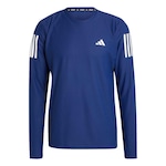 Camiseta adidas Manga Longa Own The Run - Masculina AZUL