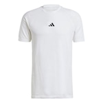 Camiseta adidas Tennis Pro Seamless Aeroready Freelift - Masculina BRANCO