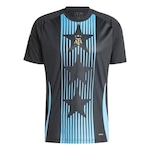 Camisa Pré-Jogo da Argentina adidas - Masculina PRETO