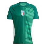 Camisa Pré-Jogo da Itália adidas - Masculina VERDE