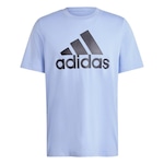 Camiseta adidas Essentials Single Jersey Big Logo - Masculina AZUL