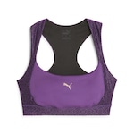 Top de Treino Puma Logo Love Mid Support - Feminino ROXO