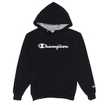 Blusão de Moletom com Capuz Champion Shadow Script Ink - Masculino PRETO