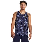 Camiseta Regata de Treino Under Armour Project Rock Isochill - Masculina AZUL