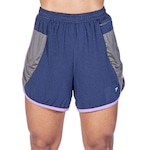 Shorts Running Poker com Bermuda Interna Cherry - Feminino AZUL