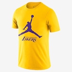 Camiseta Nike Jordan Los Angeles Lakers Essential - Masculina AMARELO