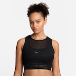 Camiseta Regata Nike Pro Dri-Fit - Feminina PRETO