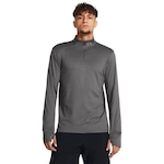 Blusa de Corrida Masculina Under Armour Qualifier Run 1/2 Zip - Under Armour CINZA