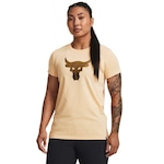 Camiseta de Treino Under Armour Project Rock Arena - Feminina AMARELO