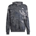 Blusão de Moletom adidas Camuflado Seasonal - Masculino CHUMBO