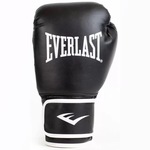 Kit Luvas Treino Boxe Muay Thai Everlast Core Bandagem Bucal PRETO