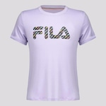 Camiseta Fila Letter Slim - Infantil ROXO