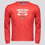 Blusão de Moletom Nba Chicago Bulls Rain - Infantil VERMELHO