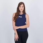 Camiseta Regata Fila Soft - Feminina AZUL ESCURO