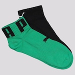 Kit Meia Puma Cano Baixo - 2 Pares - Unissex VERDE