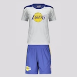 Kit Camiseta Nba Los Angeles Lakers - Infantil BRANCO