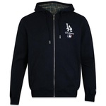 Jaqueta de Moletom com Capuz New Era Los Angeles Dodgers Genuine - Masculina PRETO