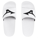 Chinelo Mizuno Slide Basic - Unissex BRANCO/PRETO