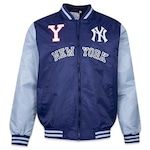 Jaqueta sem Capuz New Era Varsity New York Yankees Club House - Masculina AZUL ESCURO