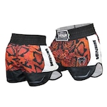 Short Muay Thai Venum Amazonia Performance Red Unissex PRETO/VERMELHO