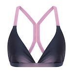 Top Bodyforsure Nadador Estampado Sports Aurora - Feminino BRANCO/MARINHO/AMARE