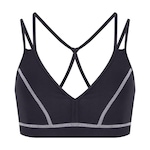 Top Bodyforsure Alça Cruzada Liso Light - Feminino PRETO