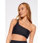 Top Bodyforsure Ombro Único Light - Feminino PRETO