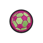 Jibbitz? Crocs Patch Bola de Futebol Neon BRANCO