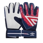 Luva de Goleiro de Futebol de Campo Umbro Club Júnior - Infantil AZUL/VERMELHO